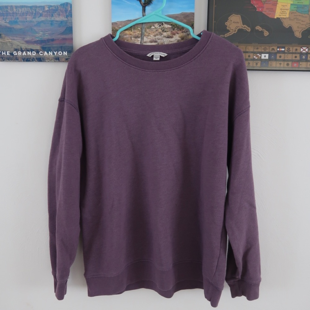 American Eagle Purple Sweatshirt